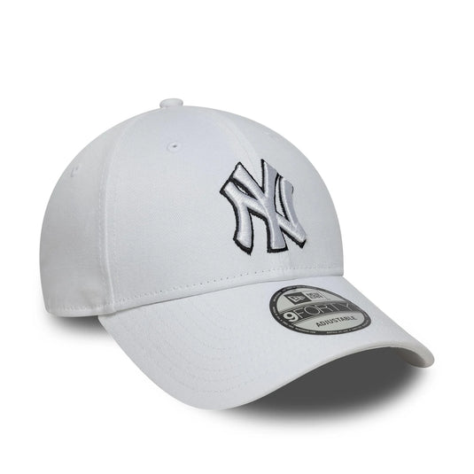 Gorra New Era New York Yankees MLB Outline 9FORTY, Blanco