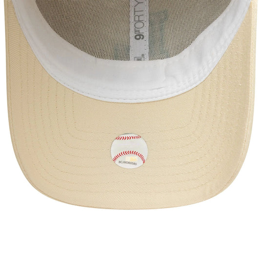 Gorra New Era Los Angeles Dodgers Team Outline 9FORTY Crema