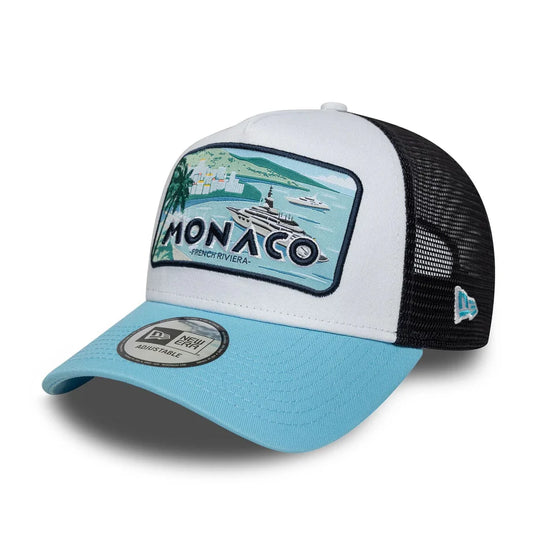 Gorra New Era Summer Monaco 9FORTY A-Frame Trucker Azul