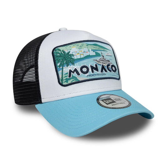 Gorra New Era Summer Monaco 9FORTY A-Frame Trucker Azul