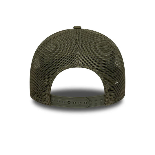 Gorra New Era LA Dodgers MLB Outline 9FORTY E-Frame Trucker Verde