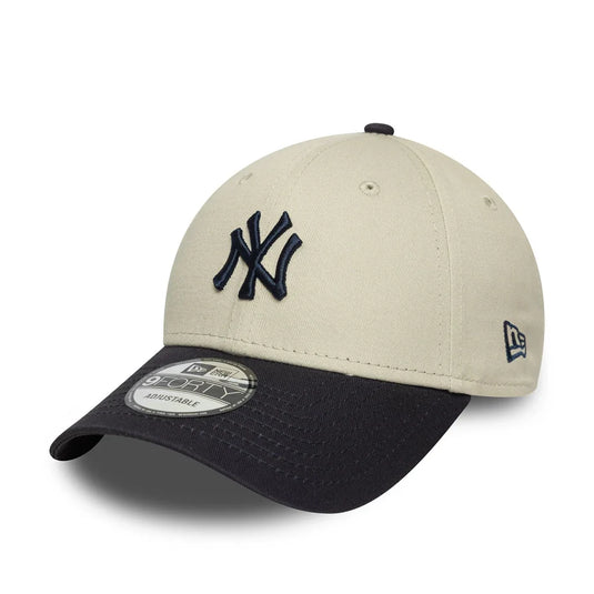Gorra New Era New York Yankees MLB Colour Block 9FORTY Crema