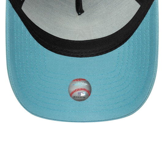 Gorra New Era LA Dodgers MLB League Essential 9FORTY A-Frame Trucker Azul Pastel