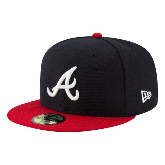 Picture of Atlanta Braves 59Fifty Authentic On Field Cap, Blue