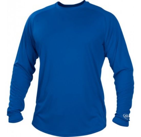 Imagen de Sudadera para Beisbol Rawlings LSRT Cuello de Crew de manga larga