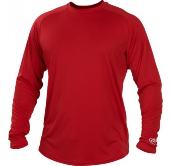 Imagen de Sudadera para Beisbol Rawlings LSRT Cuello de Crew de manga larga