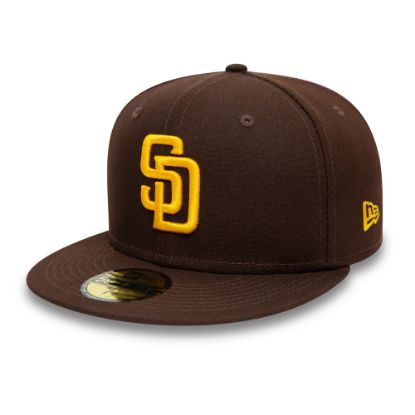 Picture of New Era San Diego Padres Authentic On Field Brown 59FIFTY Cap