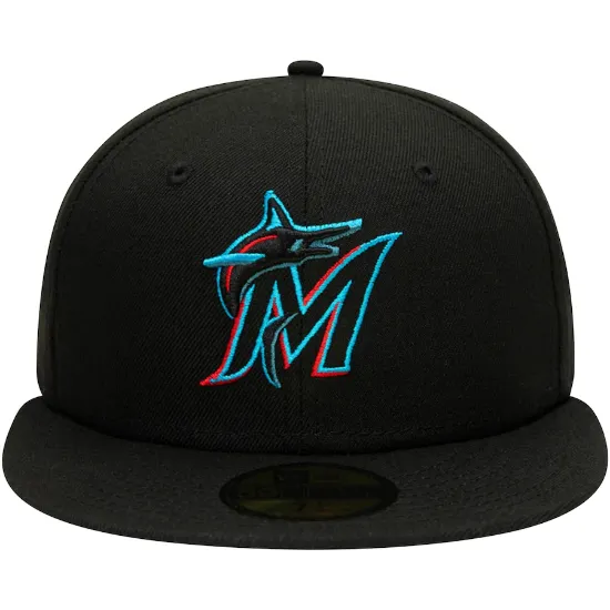 Picture of Gorra Miami Marlins Authentic On Field Game Black 59FIFTY 