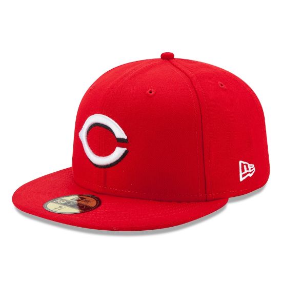 Picture of Cincinnati Reds Authentic 59Fifty Cap, Red 