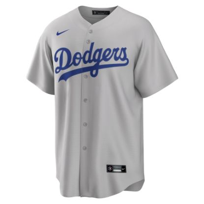 Picture of Camiseta Oficial de Los Angeles Dodgers Alternativa Oficial Nike Gris