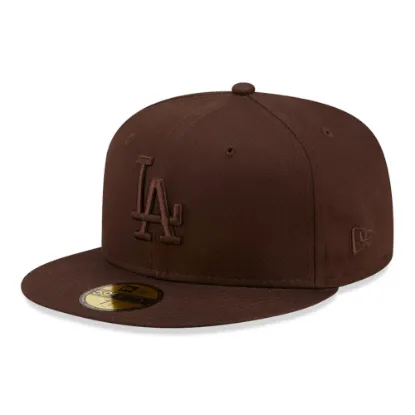 Picture of Gorra New Era LA Dodgers MLB League Essential Marrón 59FIFTY Fitted
