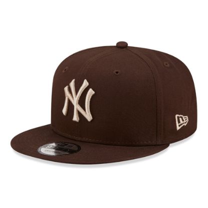 Picture of Gorra New Era New York Yankees MLB League Essential Marrón 9FIFTY Snapback