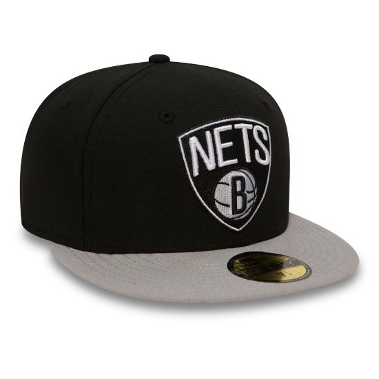 Picture of Gorra New Era Brooklyn Nets NBA Essential Negro/Gris 59FIFTY Fitted