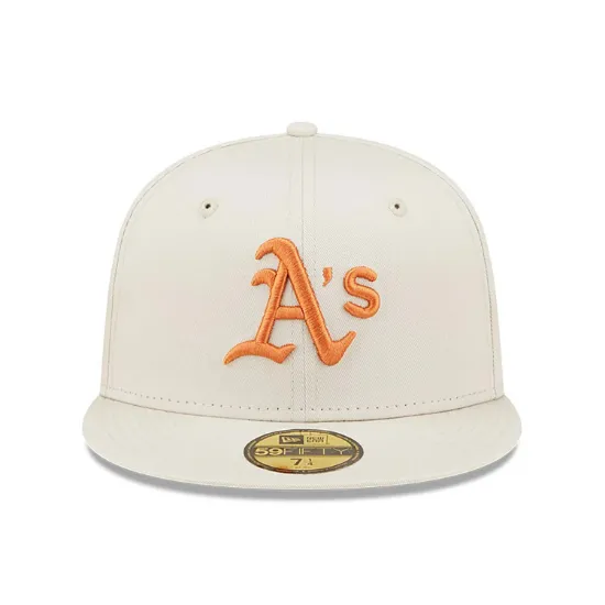 Picture of Gorra New Era Oakland Athletics League Essential  59Fifty, Beige 