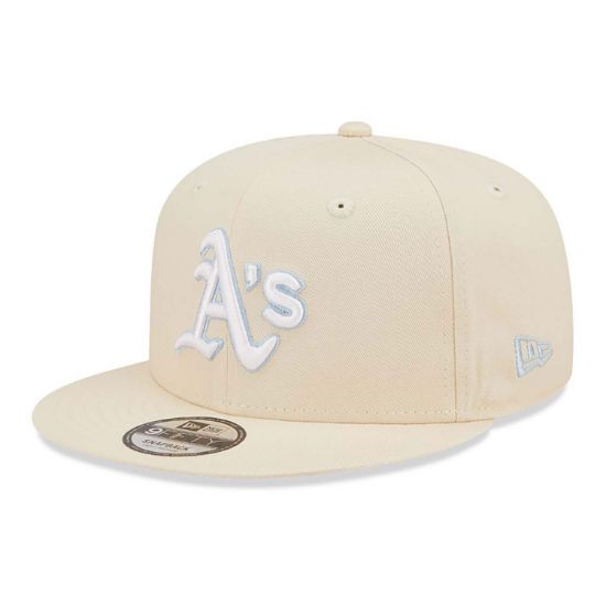 Imagen de Gorra New Era Oakland Athletics Pastel Patch 9FIFTY Snapback Beige