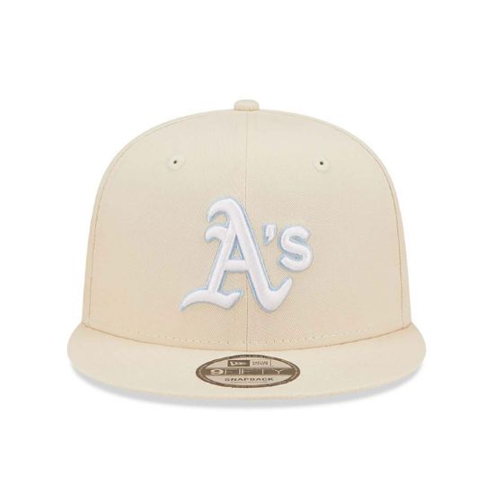 Imagen de Gorra New Era Oakland Athletics Pastel Patch 9FIFTY Snapback Beige