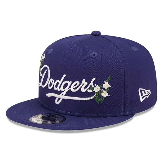 Imagen de Gorra New Era LA Dodgers Flower Wordmark 9FIFTY Snapback