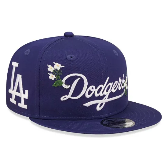 Imagen de Gorra New Era LA Dodgers Flower Wordmark 9FIFTY Snapback