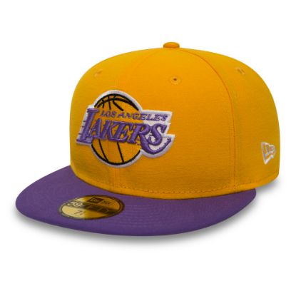 Imagen de Gorra New Era LA Lakers Essential Amarillo 59FIFTY Fitted