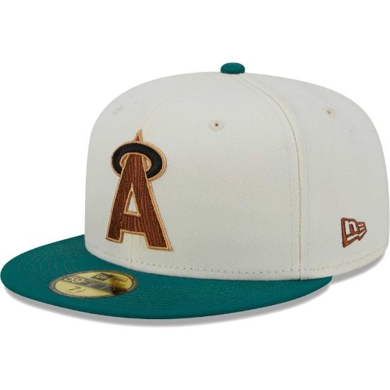 Picture of Gorra New Era 59Fifty Fitted Cap Los Angeles Angels White Cooperstown Collection