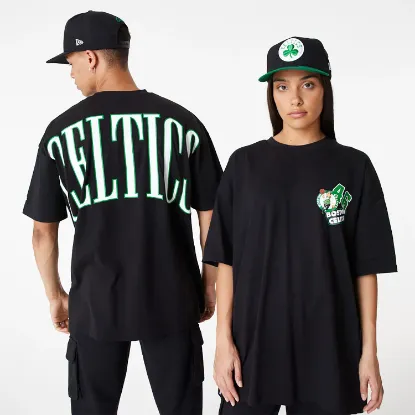 Imagen de Camiseta New Era Boston Celtics NBA Arch Wordmark Oversized