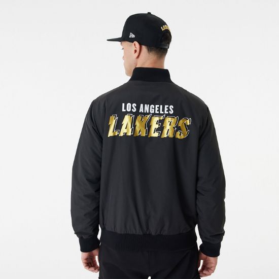 Imagen de Chaqueta Bomber New Era LA Lakers