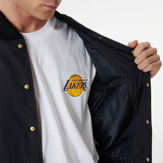 Imagen de Chaqueta Bomber New Era LA Lakers