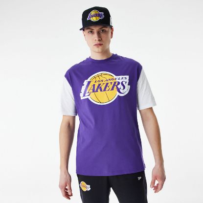 Imagen de Camiseta New Era LA Lakers NBA Colour Block Oversized