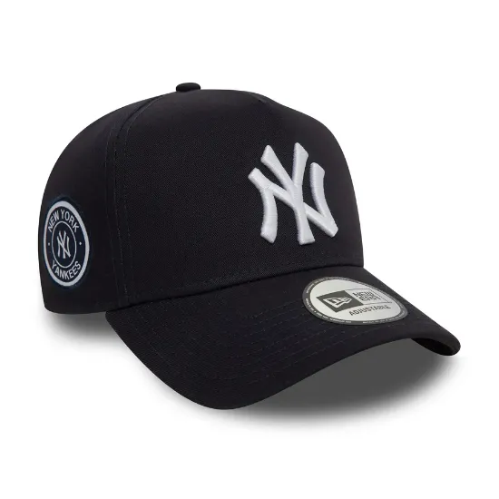 Imagen de Gorra New Era New York Yankees Patch 9FORTY E-Frame Navy