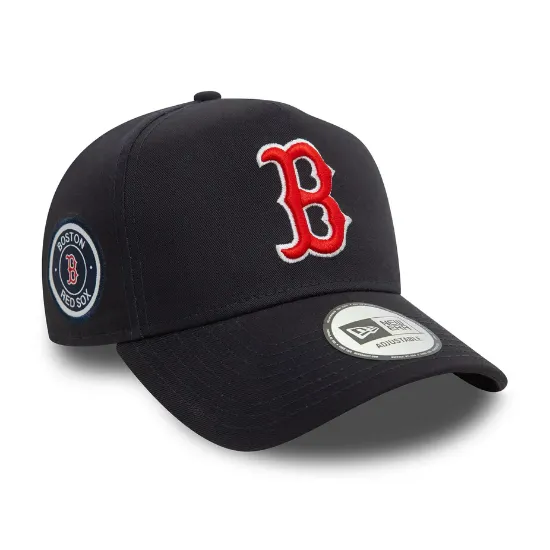 Imagen de Gorra New Era Boston Red Sox Patch 9FORTY E-Frame Navy