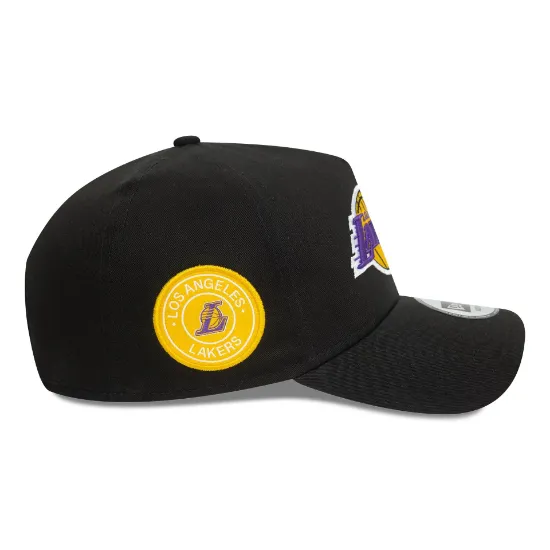 Imagen de Gorra New Era Los Angeles Lakers 9FORTY E-Frame Negro