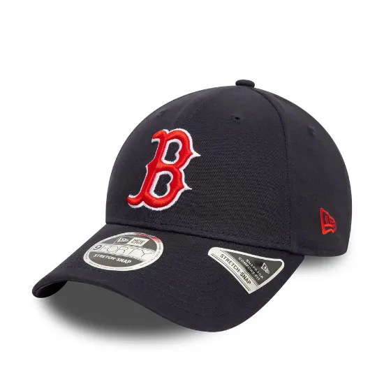 Imagen de Gorra New Era Boston Red Sox MLB Navy 9FORTY Stretch Snap Adjustable Cap