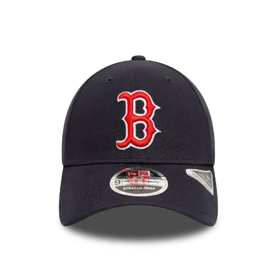 Imagen de Gorra New Era Boston Red Sox MLB Navy 9FORTY Stretch Snap Adjustable Cap