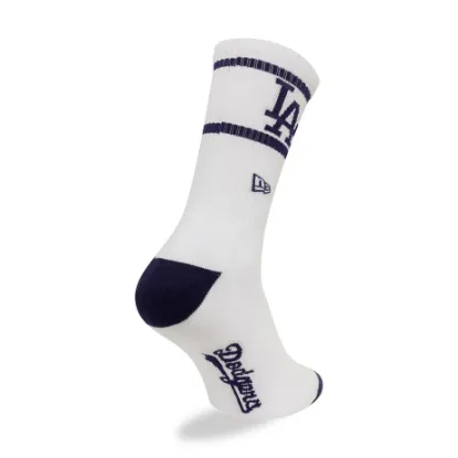 Imagen de Calcetines  New Era LA Dodgers MLB Seasonal Blanco y Azul Navy (1 Par) 