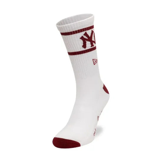 Imagen de Calcetines New Era New York Yankees MLB Seasonal Blanco y Rojo (1 par) 