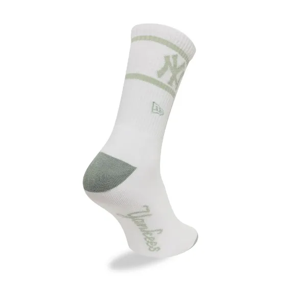 Imagen de Calcetines New Era New York Yankees MLB Seasonal Blanco y Verde (1 par) 