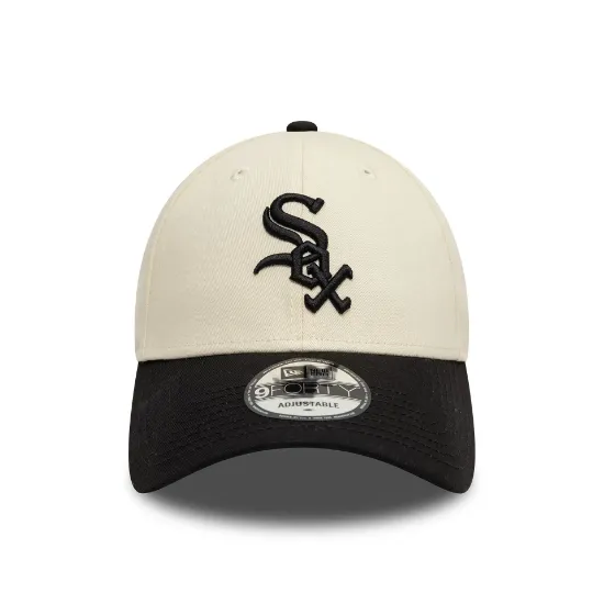 Imagen de Gorra New Era Chicago White Sox Colour Block 9FORTY Crema