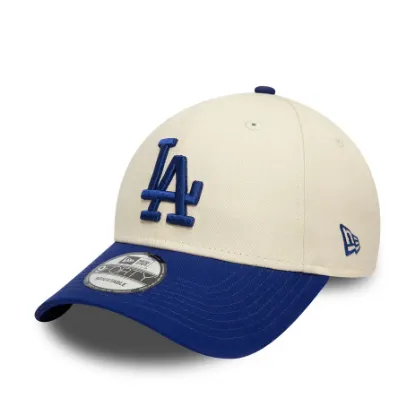 Imagen de Gorra New Era LA Dodgers Colour Block 9FORTY Crema