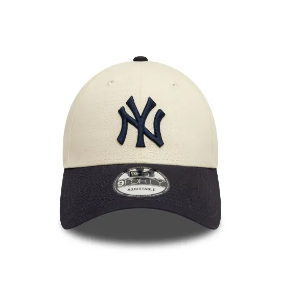 Imagen de Gorra New Era  New York Yankees Colour Block 9FORTY Crema 