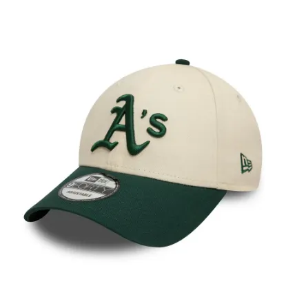 Imagen de Gorra New Era Oakland Athletics Colour Block 9FORTY Crema