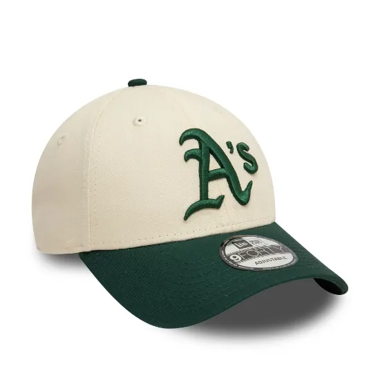 Imagen de Gorra New Era Oakland Athletics Colour Block 9FORTY Crema