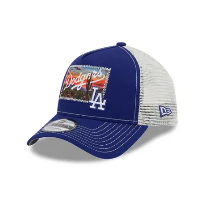 Imagen de Gorra New Era  LA Dodgers Spring Training Fan Pack 2025 9FORTY A-Frame Azul