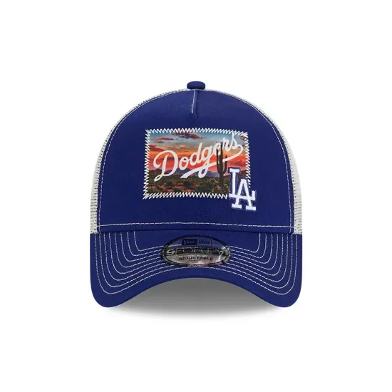 Imagen de Gorra New Era  LA Dodgers Spring Training Fan Pack 2025 9FORTY A-Frame Azul