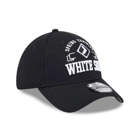 Imagen de Gorra Chicago White Sox Spring Training Fan Pack 2025 39THIRTY Stretch Fit Negro