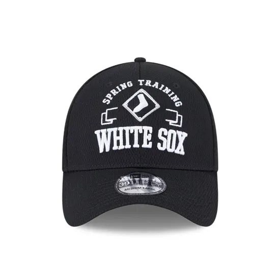 Imagen de Gorra Chicago White Sox Spring Training Fan Pack 2025 39THIRTY Stretch Fit Negro