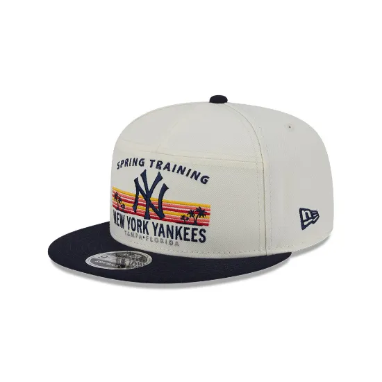 Imagen de Gorra New York Yankees MLB Spring Training Fan Pack 2025 9FIFTY Split Panel Snapback Talla OSFM