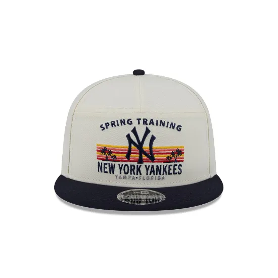 Imagen de Gorra New York Yankees MLB Spring Training Fan Pack 2025 9FIFTY Split Panel Snapback Talla OSFM