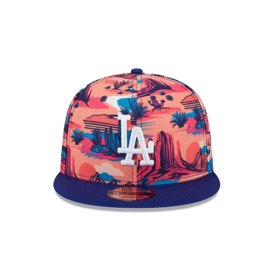 Imagen de Gorra Los Angeles Dodgers MLB Spring Training Fan Pack 2025 Print 9FIFTY Snapback Talla OSFM