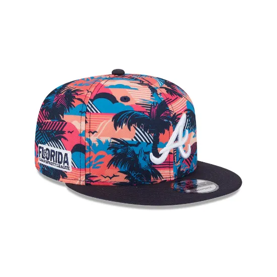 Imagen de Gorra Atlanta Braves MLB Spring Training Fan Pack 2025 Print 9FIFTY Snapback Talla OSFM