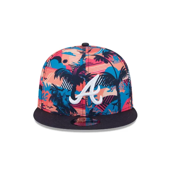 Imagen de Gorra Atlanta Braves MLB Spring Training Fan Pack 2025 Print 9FIFTY Snapback Talla OSFM